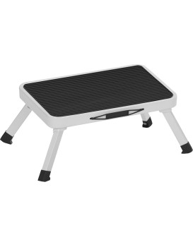 Skládací schůdek Vintro 44 cm černý/bílý