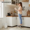 Skládací schůdek Vintro 44 cm černý/bílý