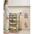 Servírovací stolek Vasagle Fiol 40 cm černý/hnědý