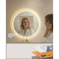 Dotykové nástěnné zrcadlo s LED osvětlením Bivo 61 cm bílé