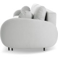 Rozkládací pohovka Soft 232 cm Castel 80 světle šedá