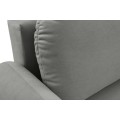 Rozkládací pohovka Soft 232 cm Castel 93 šedá