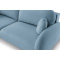 Rozkládací pohovka Soft 232 cm Castel 74 modrá
