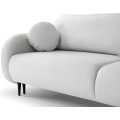 Rozkládací pohovka Soft 232 cm Castel 80 světle šedá