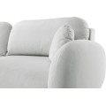 Rozkládací pohovka Soft 232 cm Castel 80 světle šedá