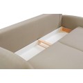 Rozkládací pohovka Soft 232 cm Castel 15 béžová