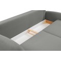 Rozkládací pohovka Soft 232 cm Castel 93 šedá