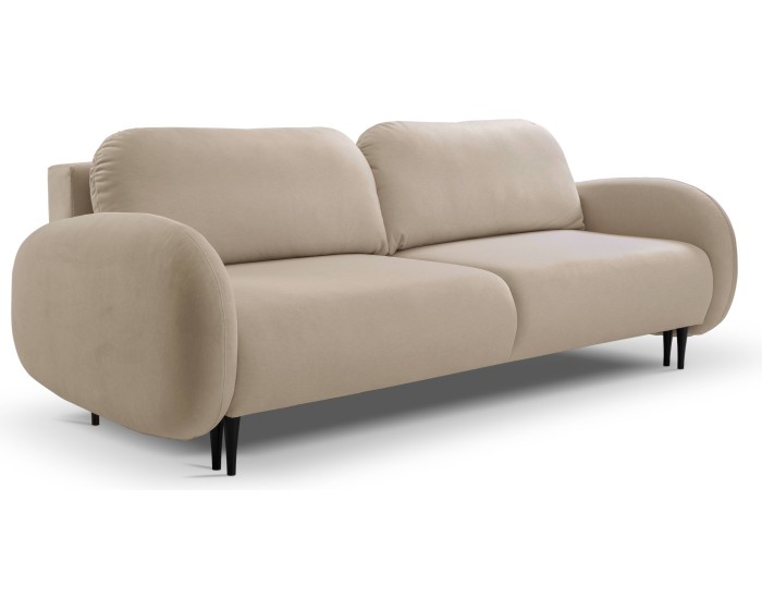 Rozkládací pohovka Soft 232 cm Castel 15 béžová