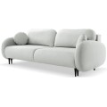 Rozkládací pohovka Soft 232 cm Castel 80 světle šedá