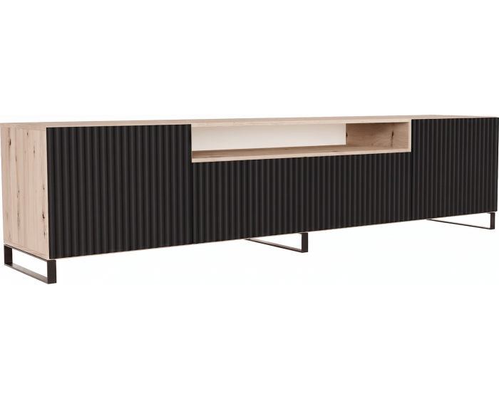 TV stolek NEMIO 200 cm černý/artisan
