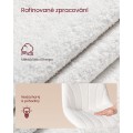 Kosmetická otočná židle Vasagle Homky bílá/černá