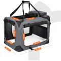 Přepravní taška na zvířata Uros 70 cm šedá
