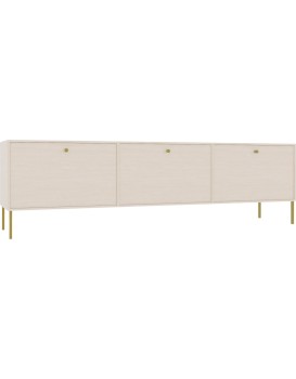 TV stolek Tilina 3D 180 cm béžový/zlatý