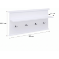 Předsíňový věšák Galileo 03 99 cm bílý