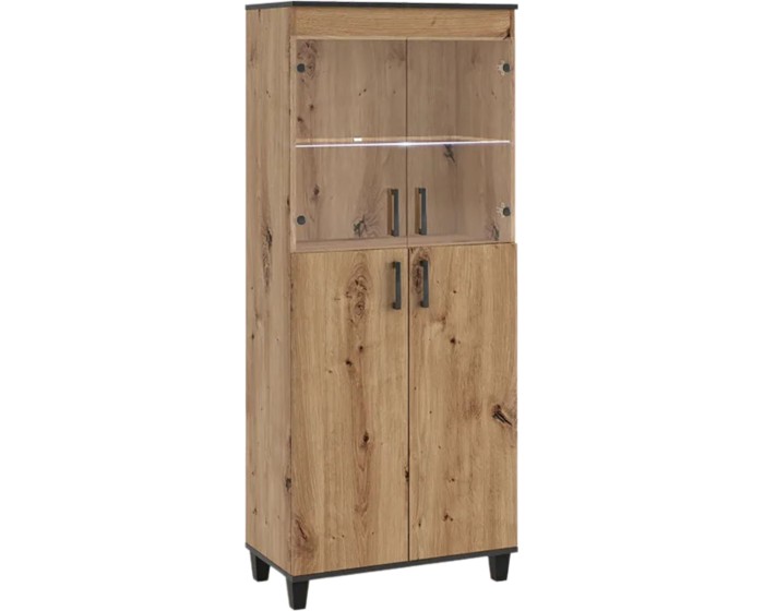 Vitrína Polany 05 80 cm dub Artisan