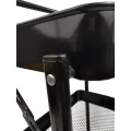 Skládací pojízdný regál Piko 82 cm černý