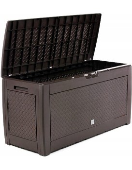 Zahradní úložný box Matubo I 310 L hnědý