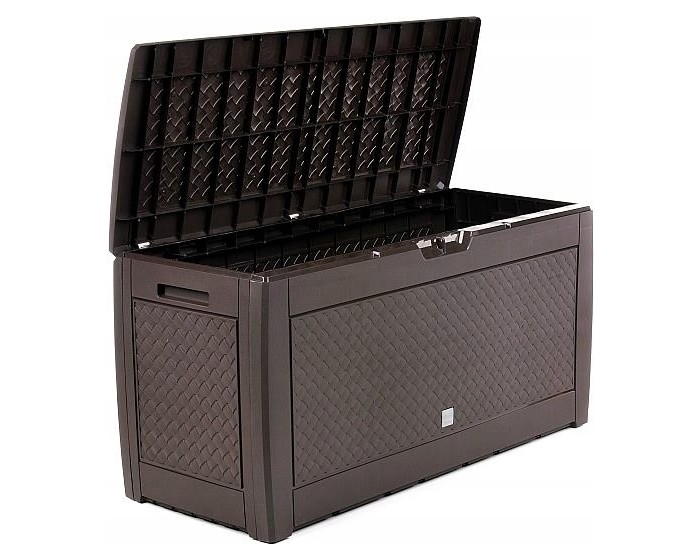 Zahradní úložný box Matubo I 310 L hnědý