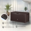 Zahradní úložný box Matubo I 310 L hnědý