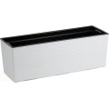 Plastový květináč Bouquet Riflo 56x19 cm bílý