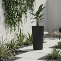 Plastový květináč URBANIKA ECO 75x40,9 cm antracitový