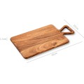 Prkénko na krájení SLICE 42x23 cm z masivu hnědé 