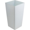 Plastový květináč Porto Riflo 75x39,6x39,6 cm bílý