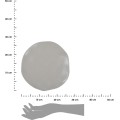 Mělký kameninový talíř Mare Vanilla 27 cm šedý/vanilka