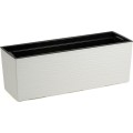 Plastový květináč Bouquet Riflo 56x19 cm krémový