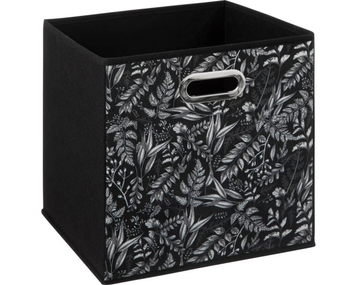 Úložný box ORGANIC 31x31 cm černý