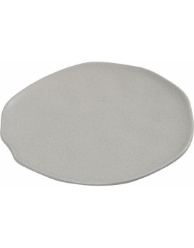 Mělký kameninový talíř Mare Vanilla 27 cm šedý/vanilka