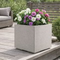 Květináč na kolečkách BETONIQUE 30x30 cm beton béžový