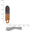 Krájecí prkénko s úchytem PREPPY 38x18 cm z masivu/černý mramor
