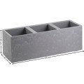 Květináč na kolečkách BETONIQUE 90x30 cm šedý beton