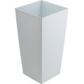 Plastový květináč Porto Riflo 67,7x35x35 cm bílý