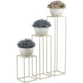 Stojan na květiny SIMPLE 70 cm krémový
