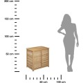 Bambusový koš na prádlo SICELA 100 L natural