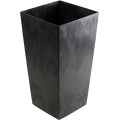 Květináč Porto 75x39,6 cm černý beton