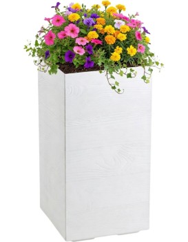 Květináč na kolečkách BETONIQUE 30x60 cm krémový