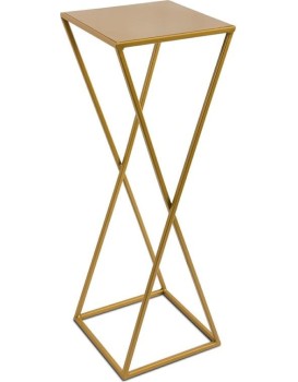 Stojan na květiny ESPIRAL 70 cm zlatý