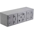 Květináč na kolečkách BETONIQUE 90x30 cm šedý beton