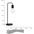 Stolní lampa Keli černá 45 cm