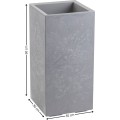 Květináč na kolečkách BETONIQUE EKO 30x60 cm šedý beton