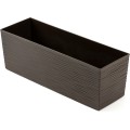 Plastový květináč Bouquet Riflo 56x19 cm mokka