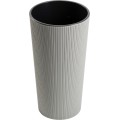 Květináč URBANIKA ECO Wood 36,4x19,6 cm šedý