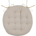 Oboustranný podsedák na židli DUO 38 cm medový/béžový