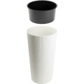 Plastový květináč URBANIKA ECO 75x40,9 cm bílý