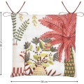 Podsedák na židli Maota 38x38 cm červený/vícebarevný