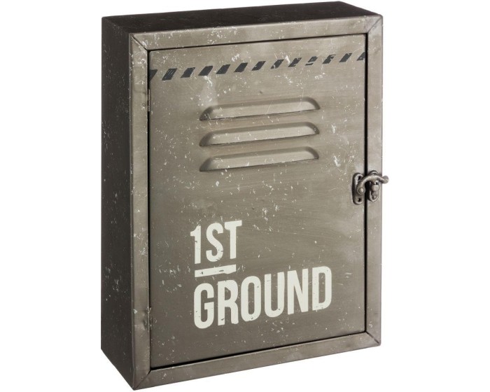 Skříňka na klíče Ground šedá