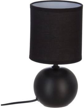 Noční lampa Timeo černá 25 cm